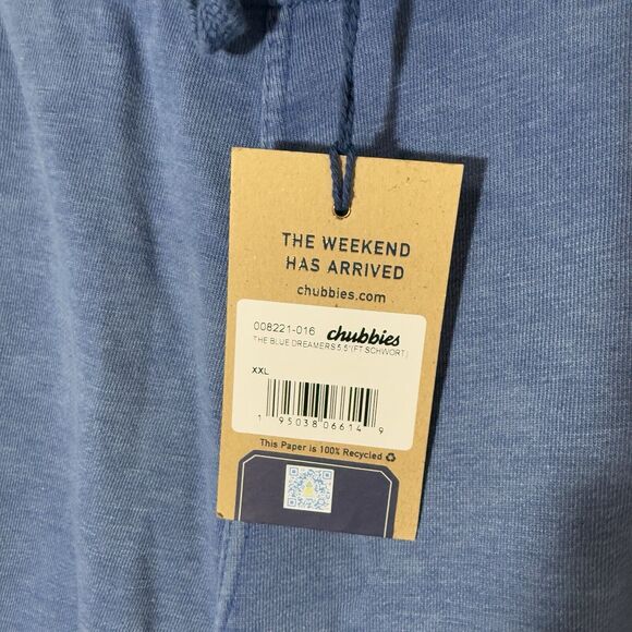 NWT Chubbies Schwort Lounge Shorts Men 2XL The Blue Dreamers 5.5 Casual Comfort - Picture 3 of 12